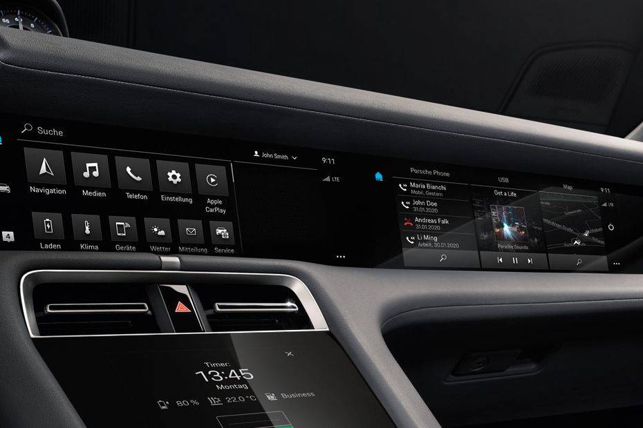 Taycan touch screen Taycan touch screen