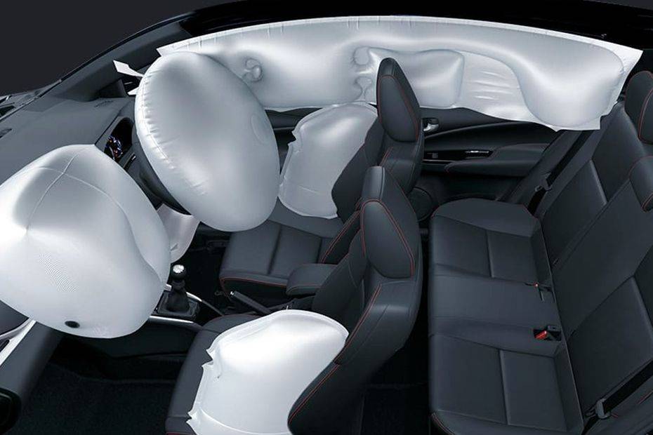 Toyota Yaris Airbags View