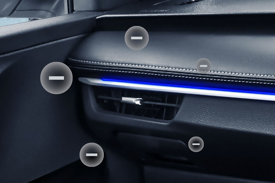 Ventilasi AC depan samping Vios Hybrid EV