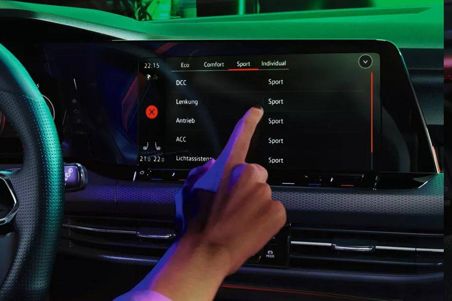 Golf GTI touch screen Golf GTI touch screen
