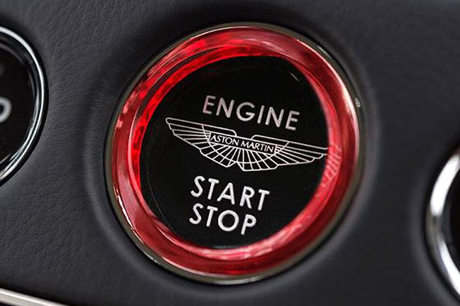 Aston Martin DB11 Tombol start-stop mesin