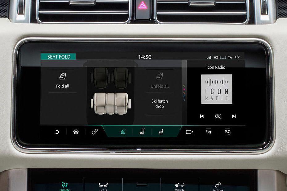 Range Rover touch screen Range Rover touch screen
