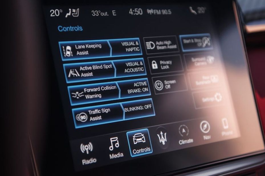 Maserati Levante Touch Screen
