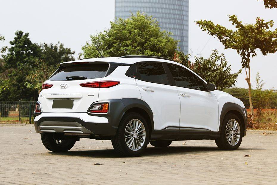 Hyundai Kona Rear Low Angle View Hyundai Kona Rear Low Angle View