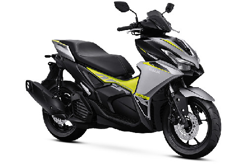 Silver Yellow Yamaha Aerox Alpha Silver Yellow