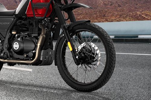 Royal Enfield Himalayan Front Tyre View