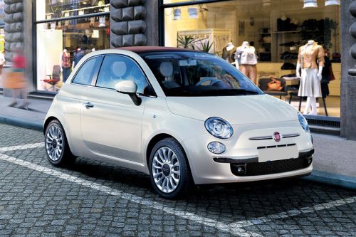 Fiat 500C Front Cross Side View
