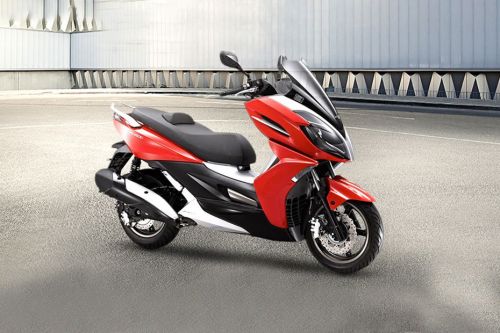 Kymco K-XCT 200i Slant Rear View Full Image