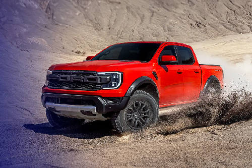Ford Ranger Raptor Front Side View