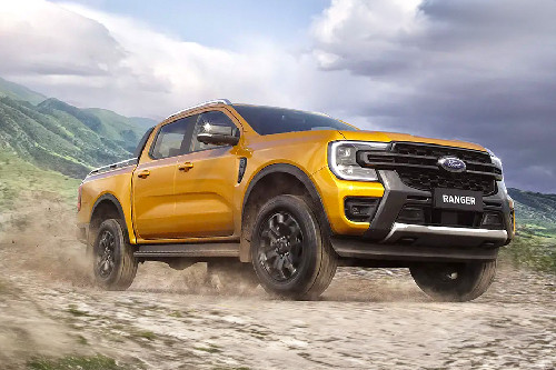 Tampak depan Ranger, sudut rendah