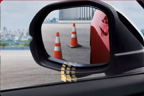 Honda HRV Drivers Side Mirror Rear Angle