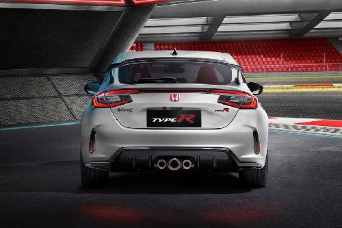 Tampak belakang Civic Type R