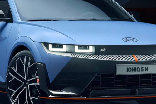 Lampu depan Ioniq 5 N