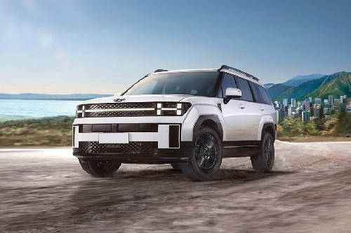 Tampak Depan Bawah Hyundai Santa Fe 2024