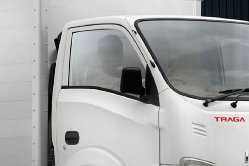 Isuzu Traga Drivers Side Mirror Front Angle
