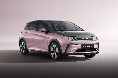 Tampak depan medium BYD Dolphin