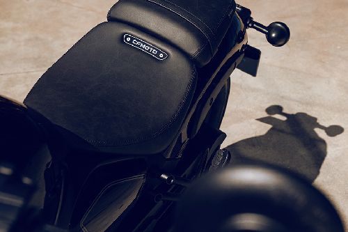 CFMoto CLC450 Rider Seat View