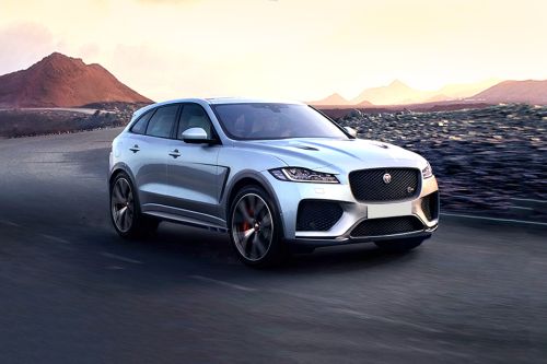 F PACE Front angle low view