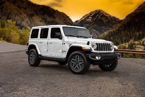Tampak Depan Bawah Jeep Wrangler 2025