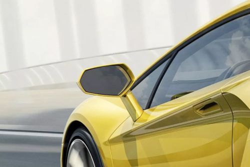 Lamborghini Aventador Drivers Side Mirror Rear Angle