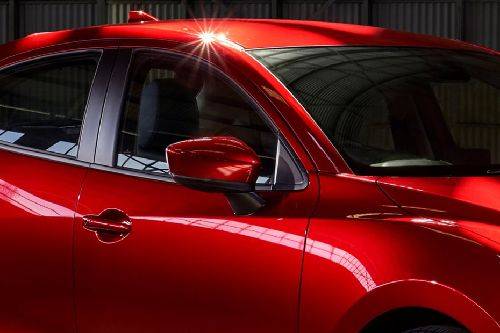 Mazda 2  Drivers Side Mirror Front Angle