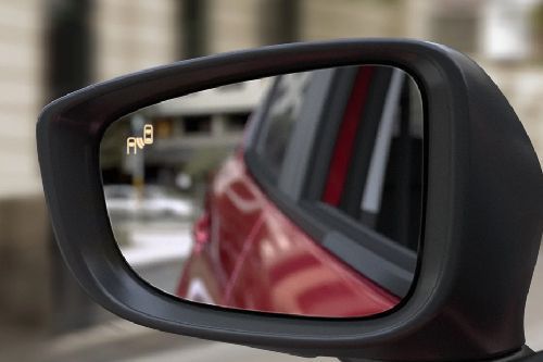 Mazda 2 Sedan Drivers Side Mirror Rear Angle