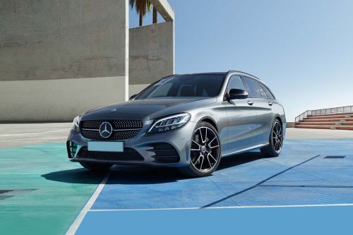 C-Class Estate Front angle low view