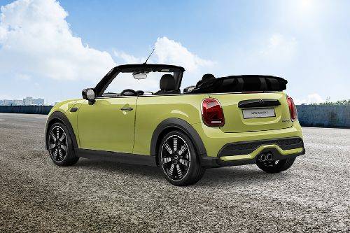 Rear Cross Side View of MINI Convertible