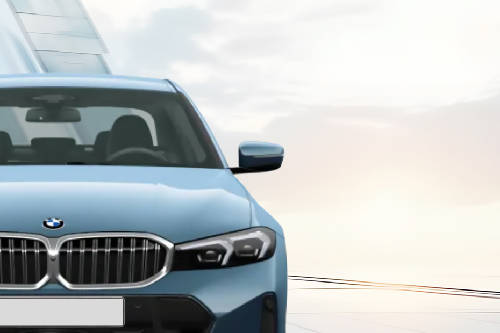 BMW 3 Series Sedan Drivers Side Mirror Front Angle