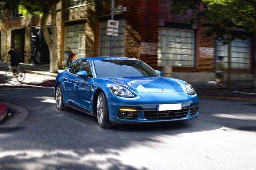 Panamera Front angle low view