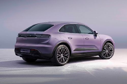 Macan Electric Rear angle view