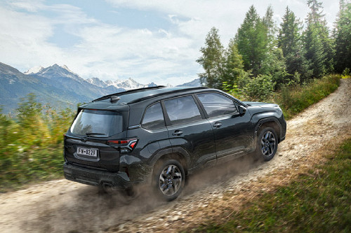 Rear Angle View Forester Rear angle view