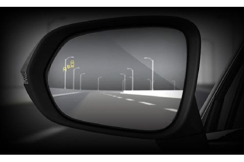 Toyota Vellfire Drivers Side Mirror Rear Angle