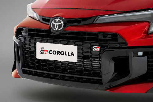 GR Corolla Grille View