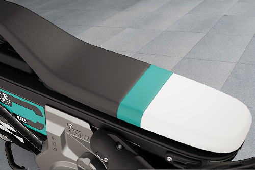 Rider Seat View BMW CE 02 Rider Seat View