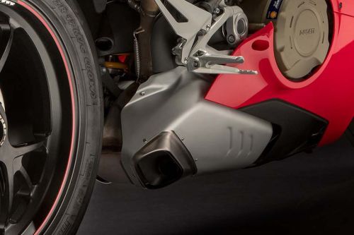 Ducati Panigale V4 Exhaust View