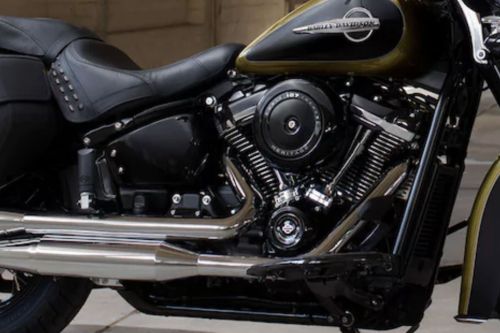Harley Davidson Heritage Classic Engine View