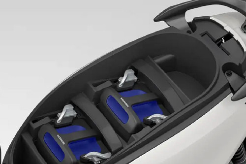 Tampak samping ruang bagasi Honda CUV e: