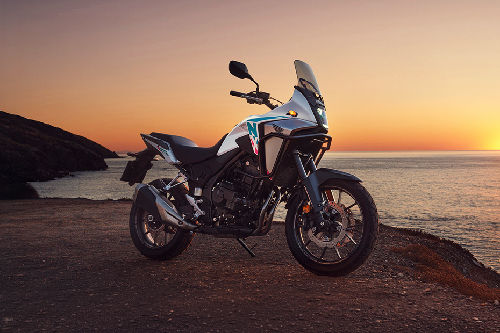 Honda NX500 Slant Front View Full Image