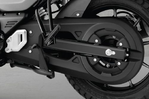 sandaran kaki TVS Ronin