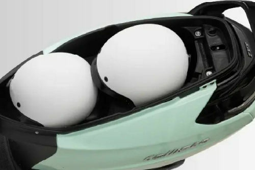 Tempat penyimpanan TVS Callisto 110