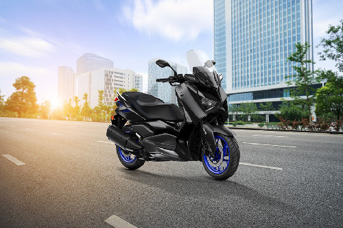 Slant Rear View Full Image Yamaha Xmax Connected Slant Rear View Full Image