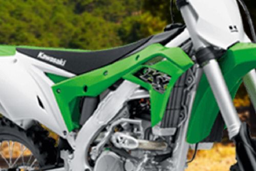 Kawasaki KX Fuel Tank View