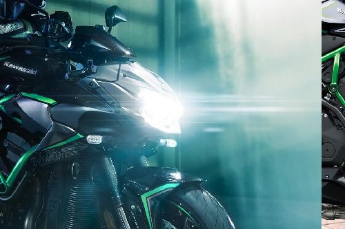 Head Light View Kawasaki ZH2 Head Light View