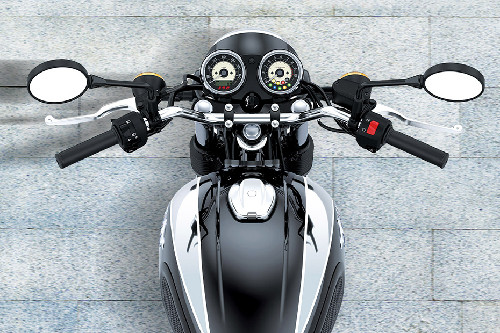 Handle Bar View Kawasaki MEGURO S1 Handle Bar View