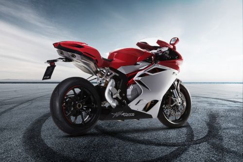 Tampak belakang MV Agusta F4