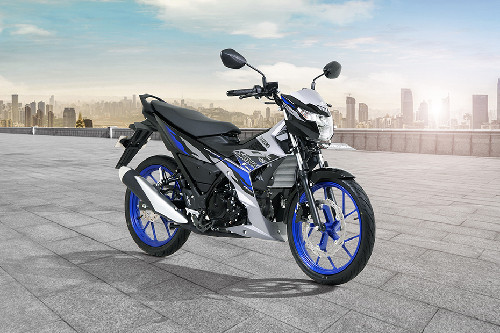 Tampak belakang serong Tampak belakang serong Suzuki Satria F150