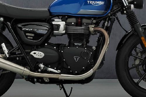 Triumph Street Twin Engine View