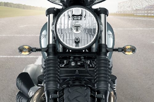 Triumph Street Scrambler Head Light View