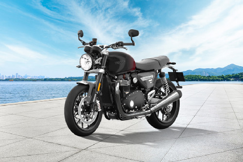 Tampak depan serong Triumph Speed Twin 900